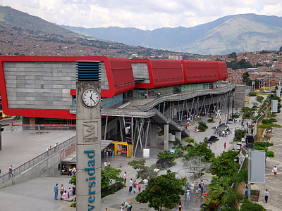 Parque Explora looking from Metrostation Universidad in Medellin, Colombia thumbnail