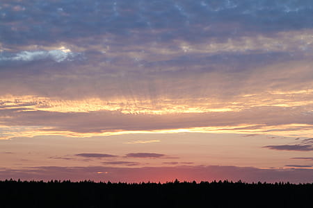 Sunset Over Black Forest Photo thumbnail