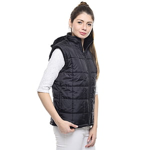 woman wearing vest and white pants thumbnail