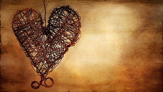 photo of brown string heart hanging decor thumbnail