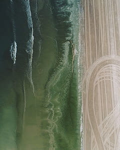 aerial view of seashore thumbnail
