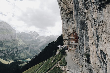 restaurant on mountain side thumbnail