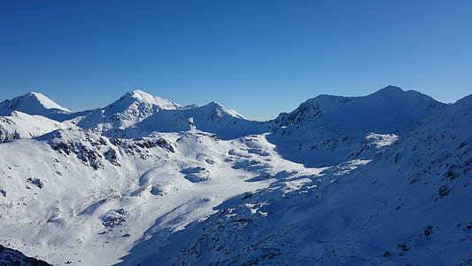 mountain coated with snow thumbnail