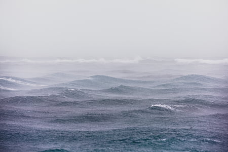 ocean body of water during nightime thumbnail