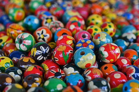 photo of painted bead lot thumbnail