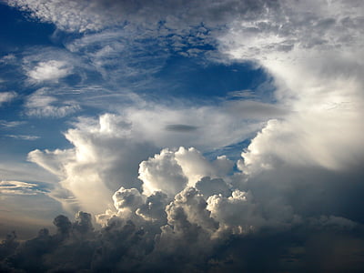 Aerial view of clouds thumbnail