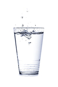 clear drinking glass filled with water thumbnail