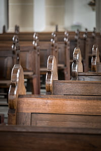 wooden church chairs indoor thumbnail