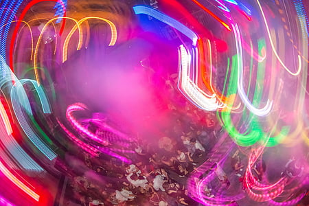 green, purple, and blue LED light digital wallpaper thumbnail