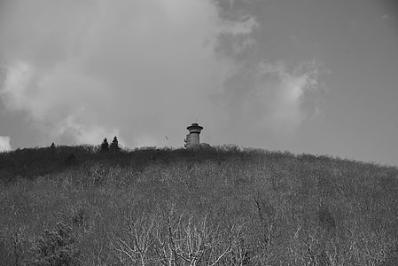Monochrome Photo of Brasstown Bald, Georgia thumbnail