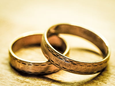 two silver-colored rings thumbnail