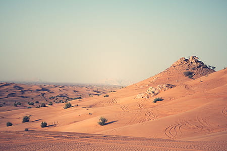 desert place under grey sky thumbnail
