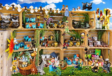 assorted-animal in wooden crates thumbnail