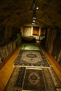assorted-color Persian rug lot inside room thumbnail