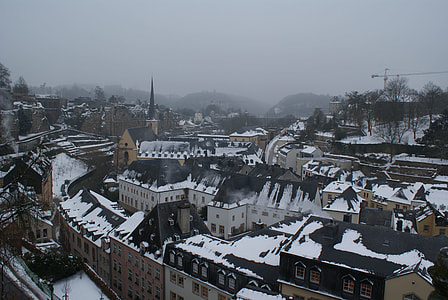 Luxembourg In Snow, Luxembourg Winter thumbnail