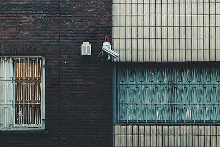 photography of bullet security camera wall mount thumbnail