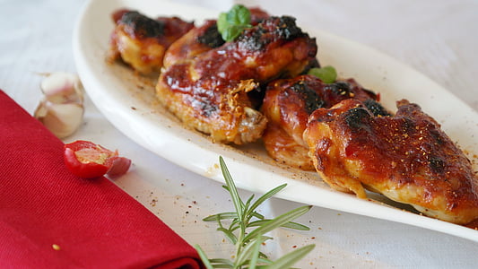 grilled meat on white dish thumbnail