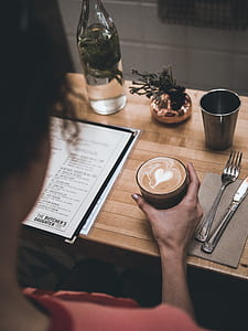 person holding heart frappe latte thumbnail