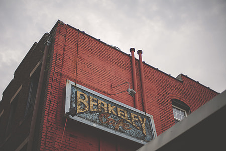 Berkeley signage on red brick wall thumbnail