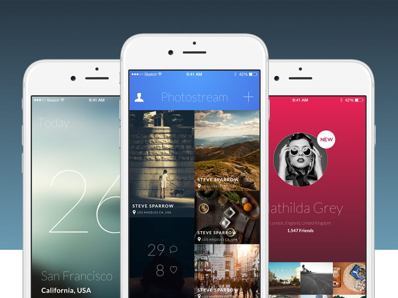 Minimal UI Kit sketch file sketch file