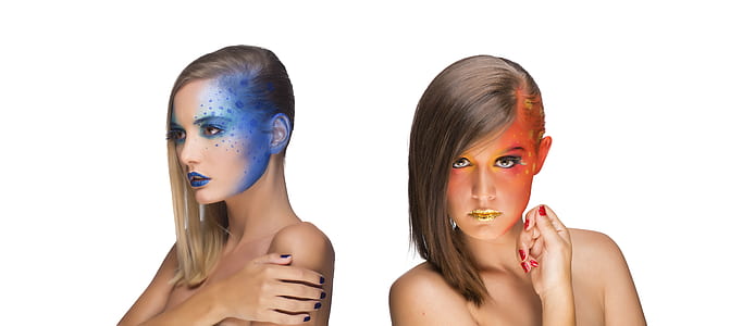 two women with face painting thumbnail