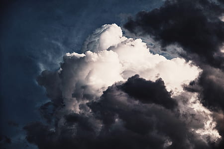 black and white cloud painting thumbnail