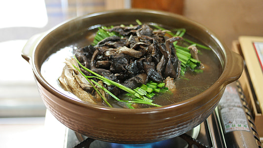 Korean Food, Sarcodon Mushrooms thumbnail