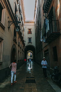 People Walking on Hall Way thumbnail