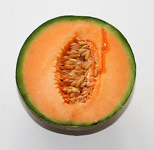 Half of an open Cantaloupe thumbnail