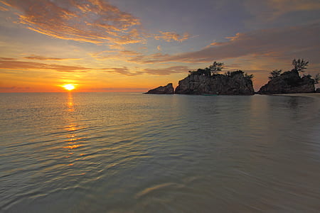 sea, dawn, nature, sky thumbnail