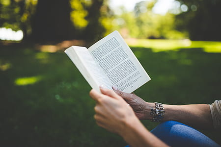 person reading book thumbnail
