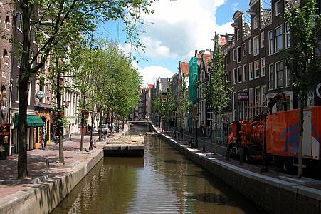 canal between houses thumbnail