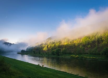 river between trees thumbnail