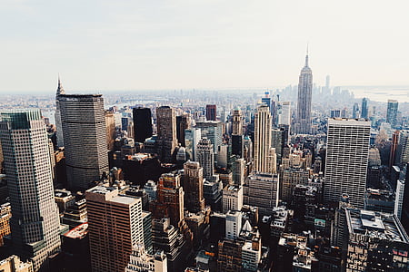 high-angle photo of New York City ]\ thumbnail
