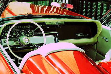 classic red vehicle interior thumbnail