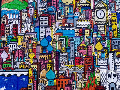 assorted-color building painting thumbnail