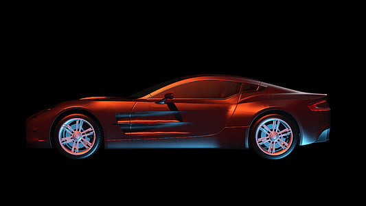 red supercar thumbnail