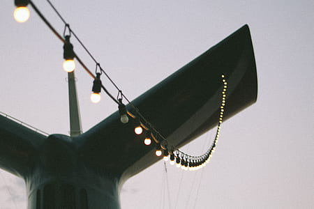black string lights turned on thumbnail