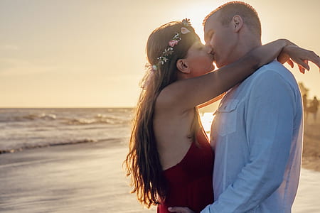 sea, dawn, sunset, man thumbnail