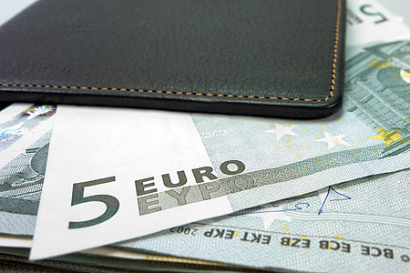 Wallets with Euros coming out thumbnail