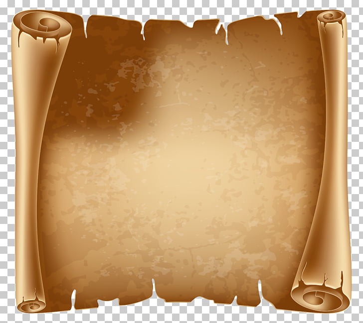 Scroll Euclidean Stock illustration, Old Papyrus Paper , brown scroll paper PNG clipart
