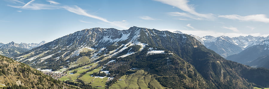 panoramic photography of mountain alps thumbnail