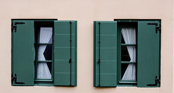 two open green window panels thumbnail