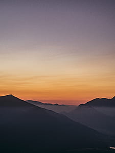 mountain photography during sunset thumbnail