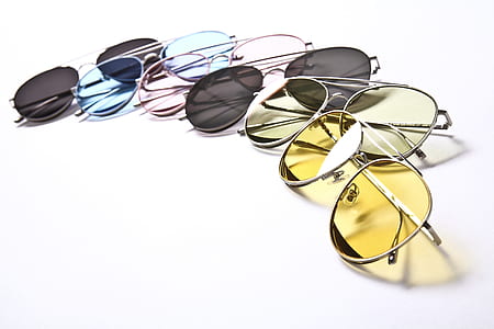 assorted aviator sunglasses with silver frames thumbnail