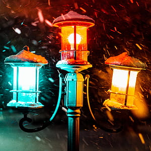 Close-Up Photography of Street Lamps thumbnail