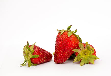 three red strawberries illustration thumbnail