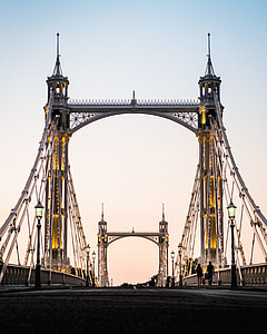 landscape photography of brown and gray concrete bridge thumbnail