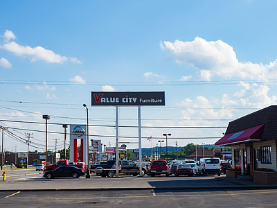 Value City Furniture sign during daytime thumbnail