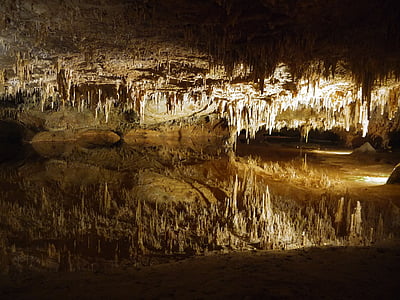 underwater cave with stalagmites thumbnail